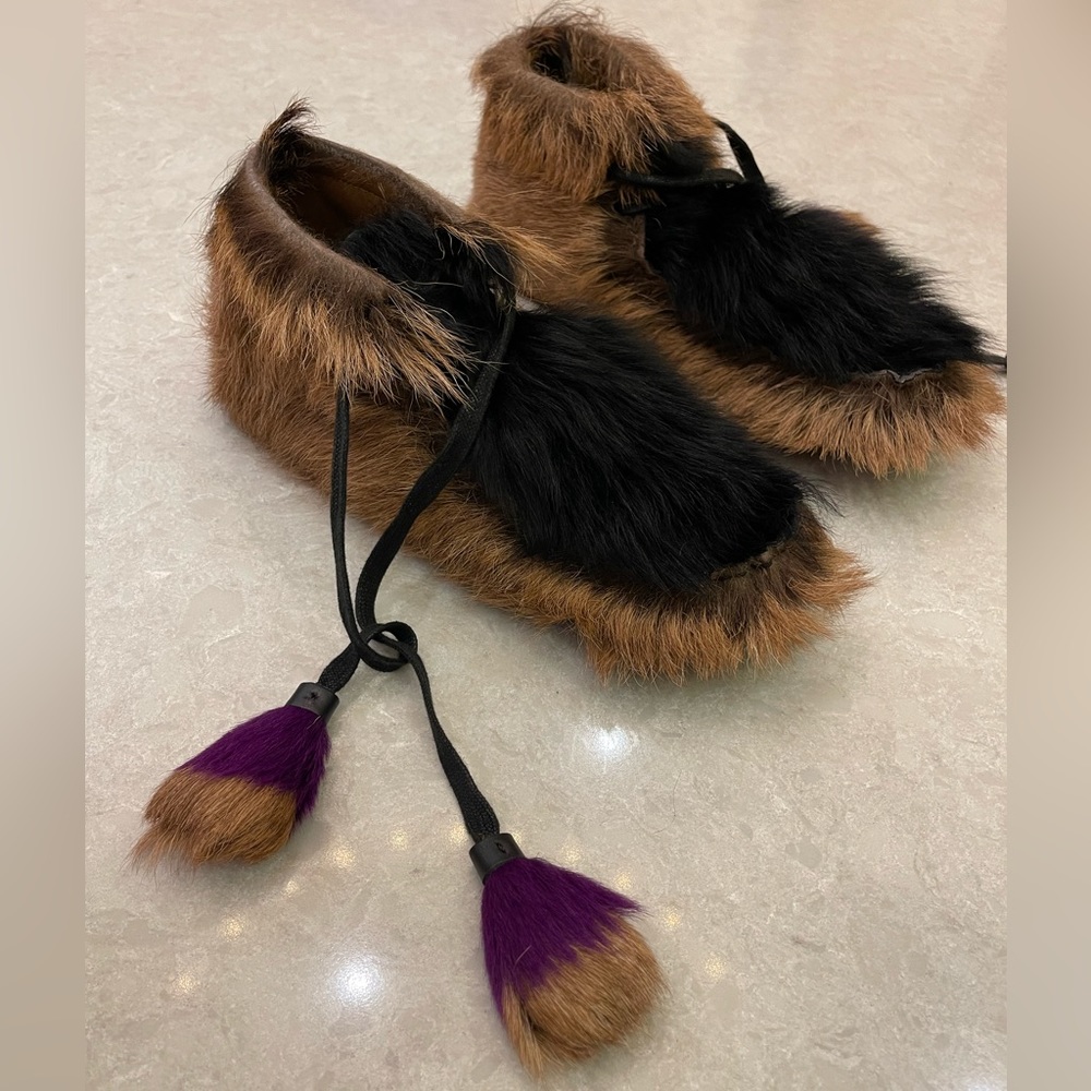 Prada Fur Tassel Self-Tie Boot Size 37 - Picture 3 of 14
